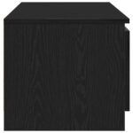 vidaXL TV skrinka dub čierny 140x40x36 cm konštrukčné drevo – Obrázok 7