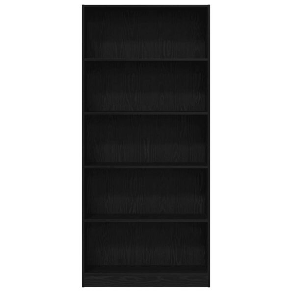 VXL8721158768612_g_en_hd_3.jpg vidaXL Knižnica čierna dub 80x24x176x106 cm kompozitné drevo – Obrázok 5