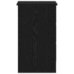 vidaXL Písací stôl, dub čierny 90x45x76 cm, kompozitné drevo – Obrázok 7