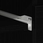 vidaXL Písací stôl, dub čierny 90x45x76 cm, kompozitné drevo – Obrázok 10