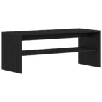 VidaXL TV skrinka Dub čierny 100x40x40 cm Drevo – Obrázok 2
