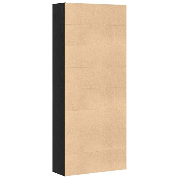 vidaXL knižnica čierny dub 80x30x189 cm drevené – Obrázok 7