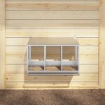 VidaXL Hniezdo pre kurčatá s 3 priehradkami, strieborný kov – Obrázok 3