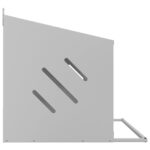 VidaXL Hniezdo pre kurčatá s 2 priehradkami, strieborný kov – Obrázok 6