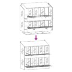 vidaXL Hniezdo pre kurčatá s 8 priehradkami, olivovo zelený kov – Obrázok 8