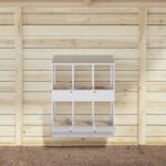 VidaXL Hniezdo pre kurčatá s 6 priehradkami, strieborný kov – Obrázok 3