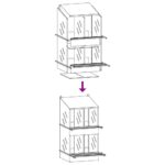 vidaXL Hniezdo pre kurčatá s 4 priehradkami, olivovo zelený kov – Obrázok 8