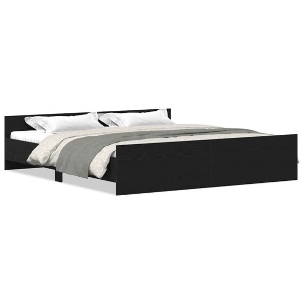 VXL8721158786012_a_en_hd_1.jpg VidaXL Rám postele bez matraca čierny dub 200x200 cm kompozitné drevo – Obrázok 2