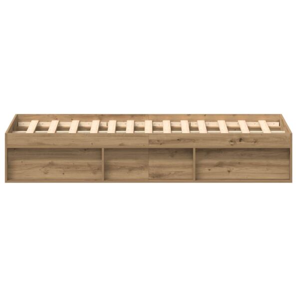 VXL8721158786098_g_en_hd_4.jpg vidaXL Posteľný rám bez matraca remeselnícky dub 150x200 cm – Obrázok 6