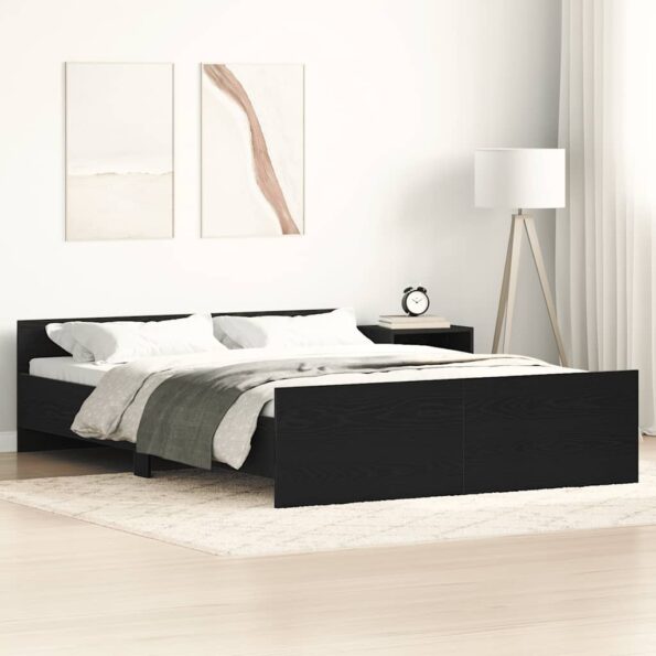 VXL8721158786142_m_en_hd_1.jpg vidaXL Posteľný rám bez matraca čierny dub 120x200 cm kompozitné drevo – Obrázok 1