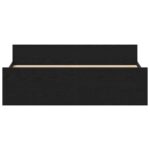 vidaXL Posteľný rám bez matraca čierny dub 150x200 cm kompozitné drevo – Obrázok 6