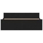 vidaXL Posteľný rám bez matraca čierny dub 160x200 cm kompozitné drevo – Obrázok 6