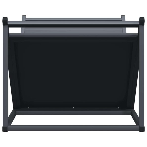 vidaXL Regál na krbové drevo, 70x43x34,5 cm, za studena lisovaná oceľ – Obrázok 6