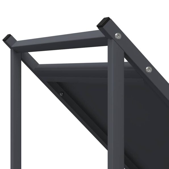 vidaXL Regál na krbové drevo, 70x43x34,5 cm, za studena lisovaná oceľ – Obrázok 7