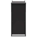 vidaXL Regál na krbové drevo, 69,5x35x81 cm, za studena lisovaná oceľ – Obrázok 6