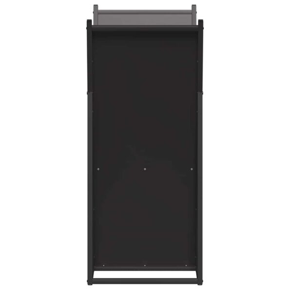 vidaXL Regál na krbové drevo, 69,5x35x81 cm, za studena lisovaná oceľ – Obrázok 6