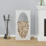 vidaXL Regál na krbové drevo, 50x23x100 cm, za studena lisovaná oceľ – Obrázok 3