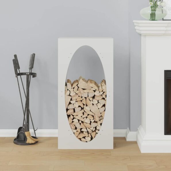 vidaXL Regál na krbové drevo, 50x23x100 cm, za studena lisovaná oceľ – Obrázok 3
