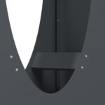 vidaXL Regál na krbové drevo, 50x23x100 cm, za studena lisovaná oceľ – Obrázok 8