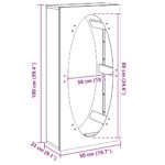vidaXL Regál na krbové drevo, 50x23x100 cm, za studena lisovaná oceľ – Obrázok 11
