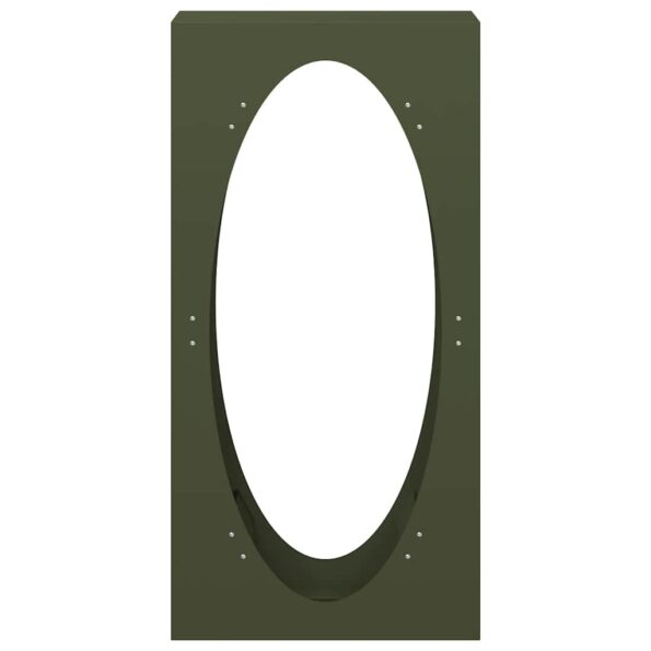 vidaXL Regál na krbové drevo, 50x23x100 cm, za studena lisovaná oceľ – Obrázok 5