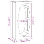 vidaXL Regál na krbové drevo, 50x23x100 cm, za studena lisovaná oceľ – Obrázok 11