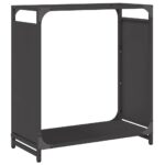 vidaXL Regál na krbové drevo, 60x28x65 cm, za studena lisovaná oceľ – Obrázok 2