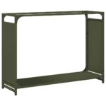 vidaXL Regál na krbové drevo, 90x28x65 cm, za studena lisovaná oceľ – Obrázok 2