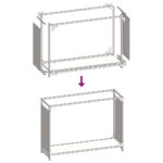 vidaXL Regál na krbové drevo, 90x28x65 cm, za studena lisovaná oceľ – Obrázok 9