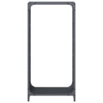 vidaXL Regál na krbové drevo, 44x28x90 cm, za studena lisovaná oceľ – Obrázok 5