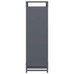 vidaXL Regál na krbové drevo, 44x28x90 cm, za studena lisovaná oceľ – Obrázok 6