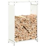 vidaXL Regál na krbové drevo, 60x28x90 cm, za studena lisovaná oceľ – Obrázok 4