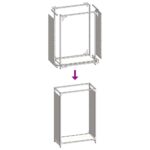 vidaXL Regál na krbové drevo, 60x28x90 cm, za studena lisovaná oceľ – Obrázok 9