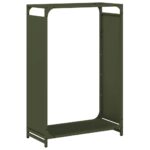 vidaXL Regál na krbové drevo, 60x28x90 cm, za studena lisovaná oceľ – Obrázok 2