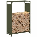 vidaXL Regál na krbové drevo, 60x28x90 cm, za studena lisovaná oceľ – Obrázok 4