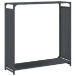vidaXL Regál na krbové drevo, 90x28x90 cm, za studena lisovaná oceľ – Obrázok 2