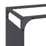 vidaXL Regál na krbové drevo, 90x28x90 cm, za studena lisovaná oceľ – Obrázok 7
