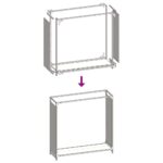 vidaXL Regál na krbové drevo, 90x28x90 cm, za studena lisovaná oceľ – Obrázok 9