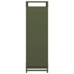 vidaXL Regál na krbové drevo, 90x28x90 cm, za studena lisovaná oceľ – Obrázok 6