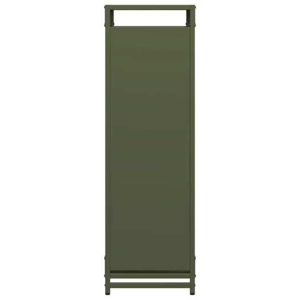 vidaXL Regál na krbové drevo, 90x28x90 cm, za studena lisovaná oceľ – Obrázok 6