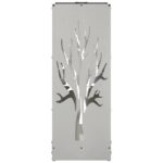vidaXL Regál na krbové drevo 40x30x80 cm, nehrdzavejúca oceľ – Obrázok 6
