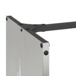 vidaXL Regál na krbové drevo 40x30x80 cm, nehrdzavejúca oceľ – Obrázok 7