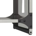 vidaXL Regál na krbové drevo 40x30x80 cm, nehrdzavejúca oceľ – Obrázok 8