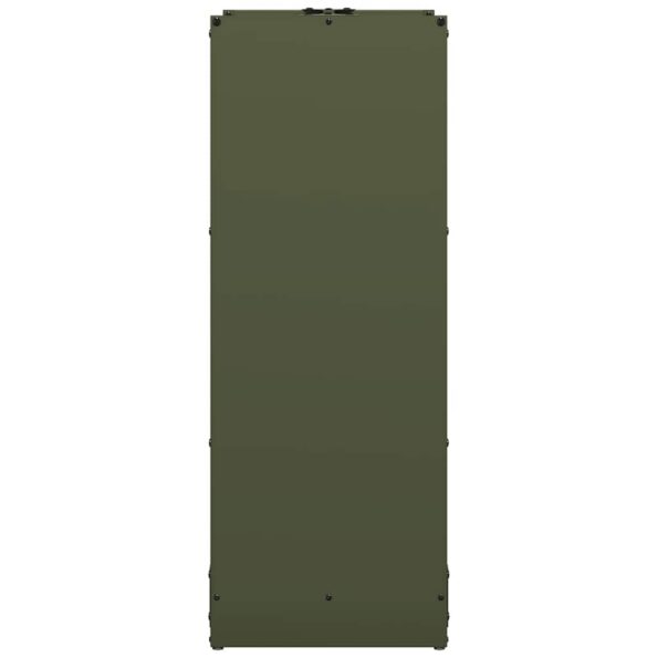 vidaXL Regál na krbové drevo, 40x30x80 cm, za studena lisovaná oceľ – Obrázok 6