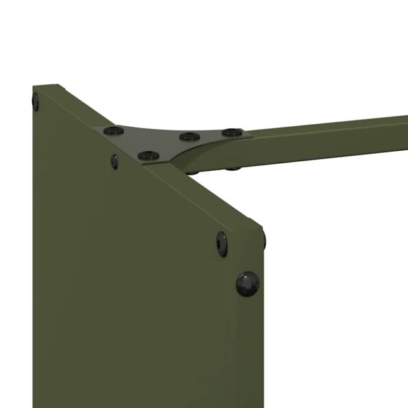 vidaXL Regál na krbové drevo, 40x30x80 cm, za studena lisovaná oceľ – Obrázok 7