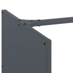 vidaXL Regál na krbové drevo, 40x40x40 cm, za studena lisovaná oceľ – Obrázok 7