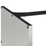 vidaXL Regál na krbové drevo 40x40x40 cm, nehrdzavejúca oceľ – Obrázok 7