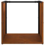 vidaXL Regál na krbové drevo oceľ odolná voči poveternostným vplyvom – Obrázok 6