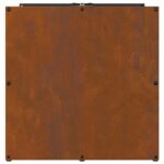 vidaXL Regál na krbové drevo oceľ odolná voči poveternostným vplyvom – Obrázok 7