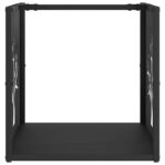 vidaXL Regál na krbové drevo, 40x40x40 cm, za studena lisovaná oceľ – Obrázok 5